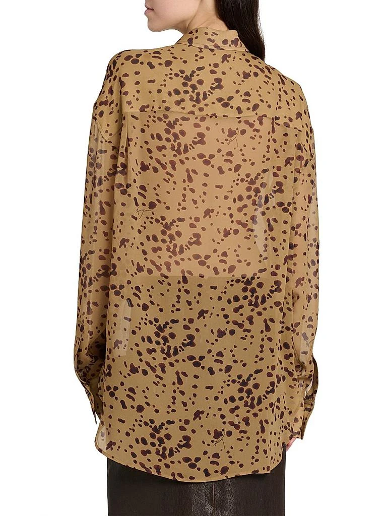 Salvatore Ferragamo Scattered Dye Silk Shirt 5