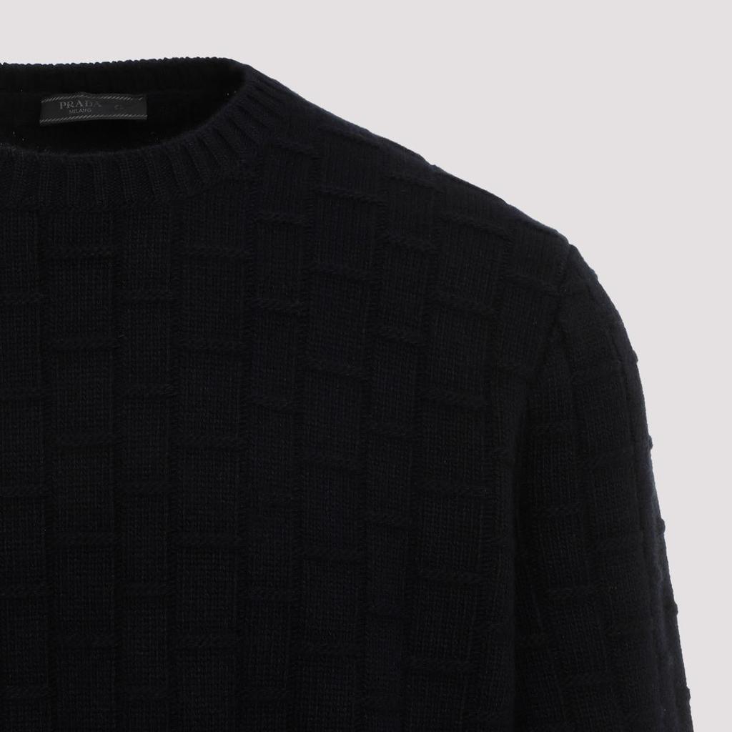PRADA 新品Wool and viscose sweater PRADA 新品Wool and viscose sweater Prada Men's Wool Quarter