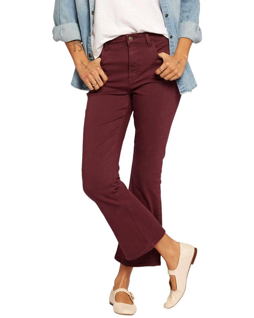 Current Elliott Current/Elliott The Boulevard Truffle Crop Bootcut Jean 1