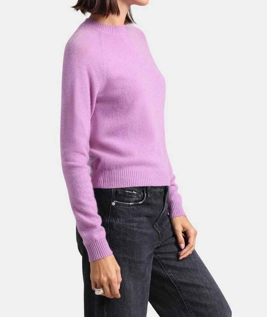 Minnie Rose Minnie Rose - Cashmere Long Sleeve Shrunken Top 3