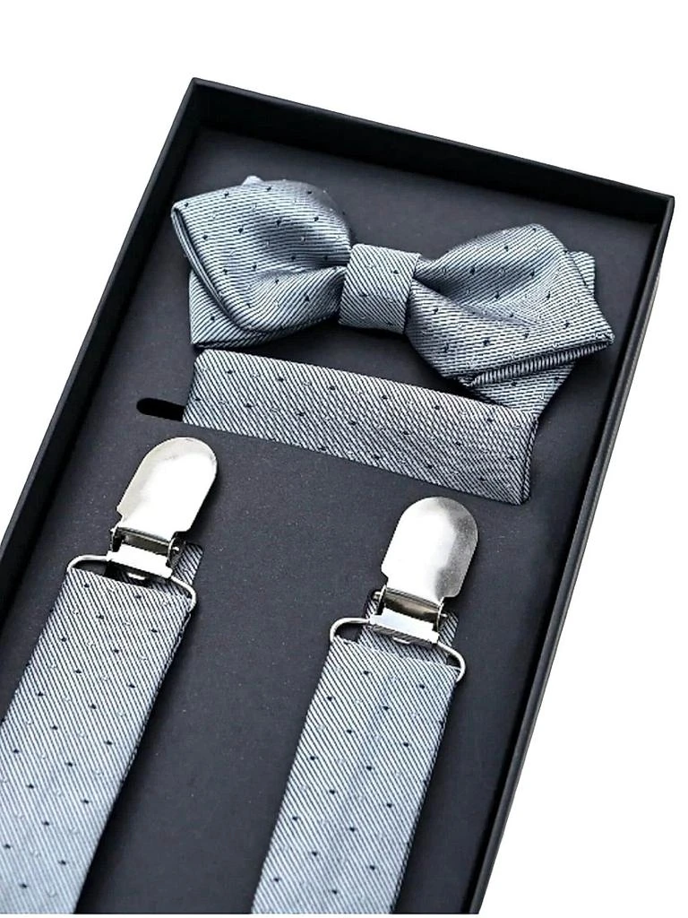 Moustache Dotted Suspender Set 2