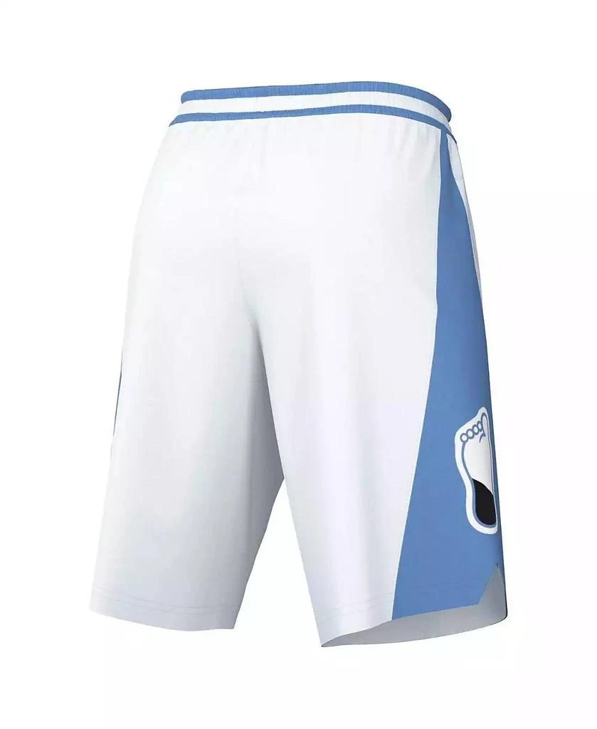 Jordan Men's White, Carolina Blue North Carolina Tar Heels Limited Retro Performance Shorts 3