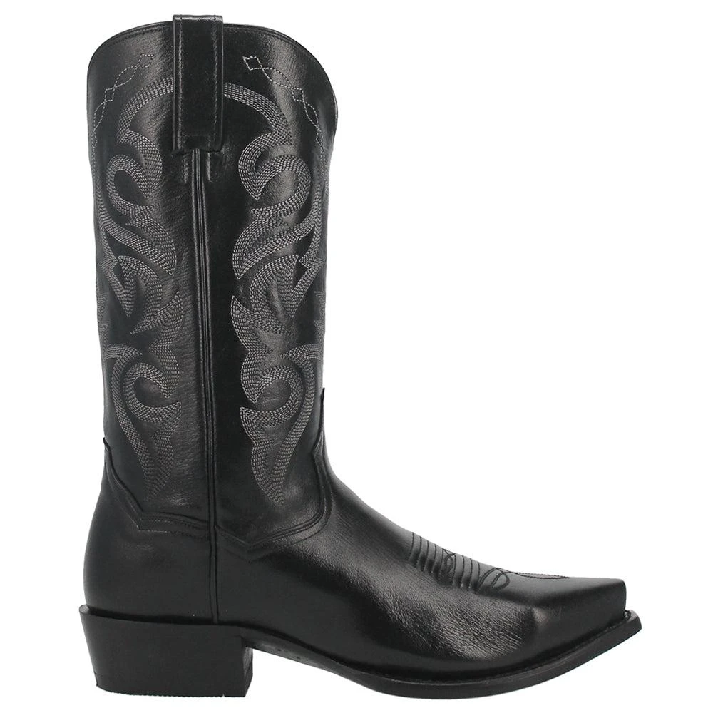 Dan Post Boots Milwaukee Embroidered Snip Toe Pull On Cowboy Boots