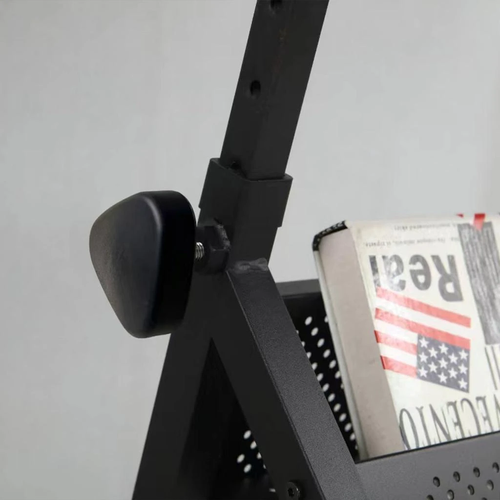 Streamdale Furniture Streamdale Adjustable Drawing Drafting Table Desk with 2 Drawers 
Stool (Brown) 3