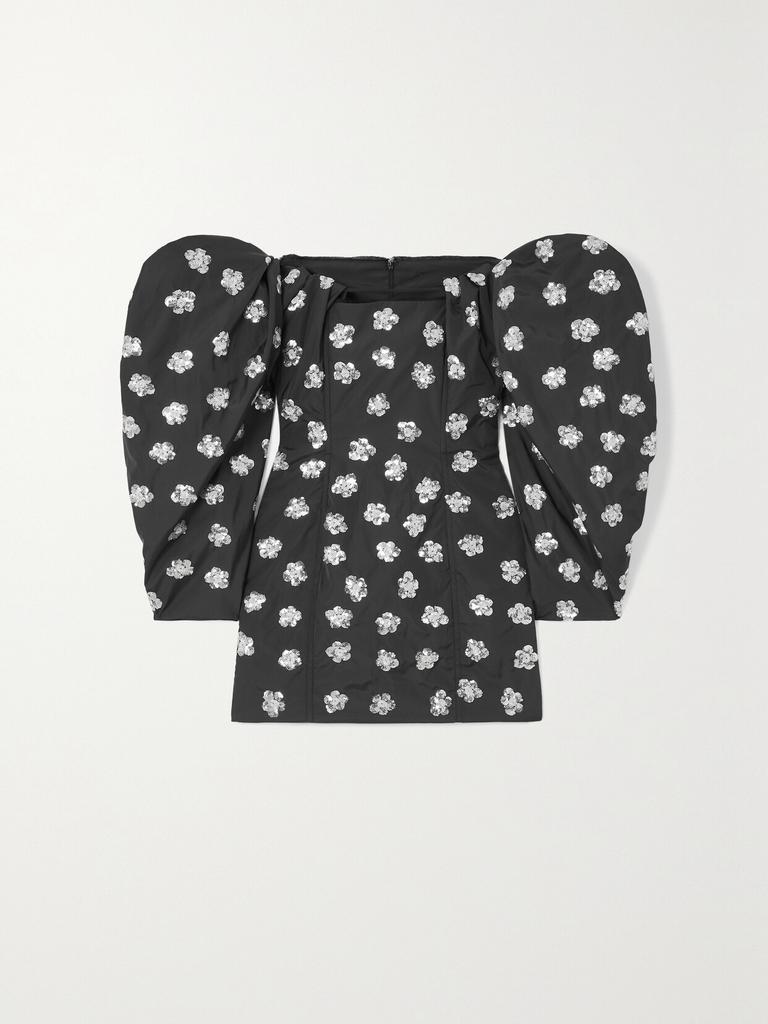 Jacquemus Crocodile-Embossed Short Scale Dress - Dresses