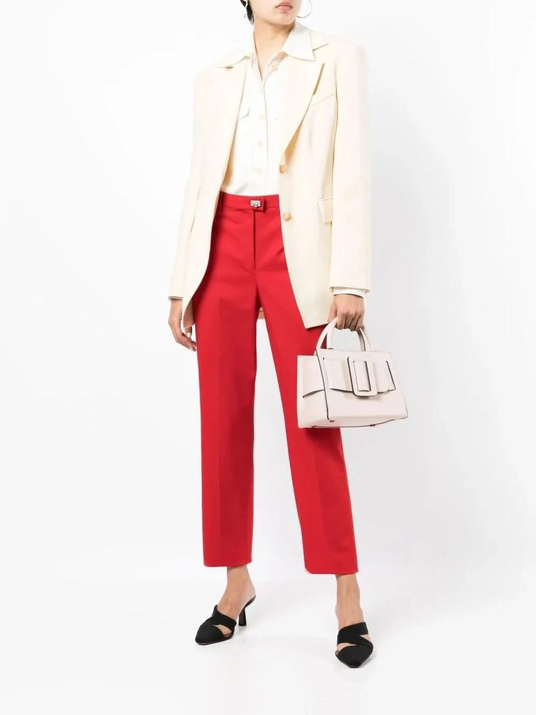 Salvatore Ferragamo Ferragamo Cropped Tailored Trousers 4