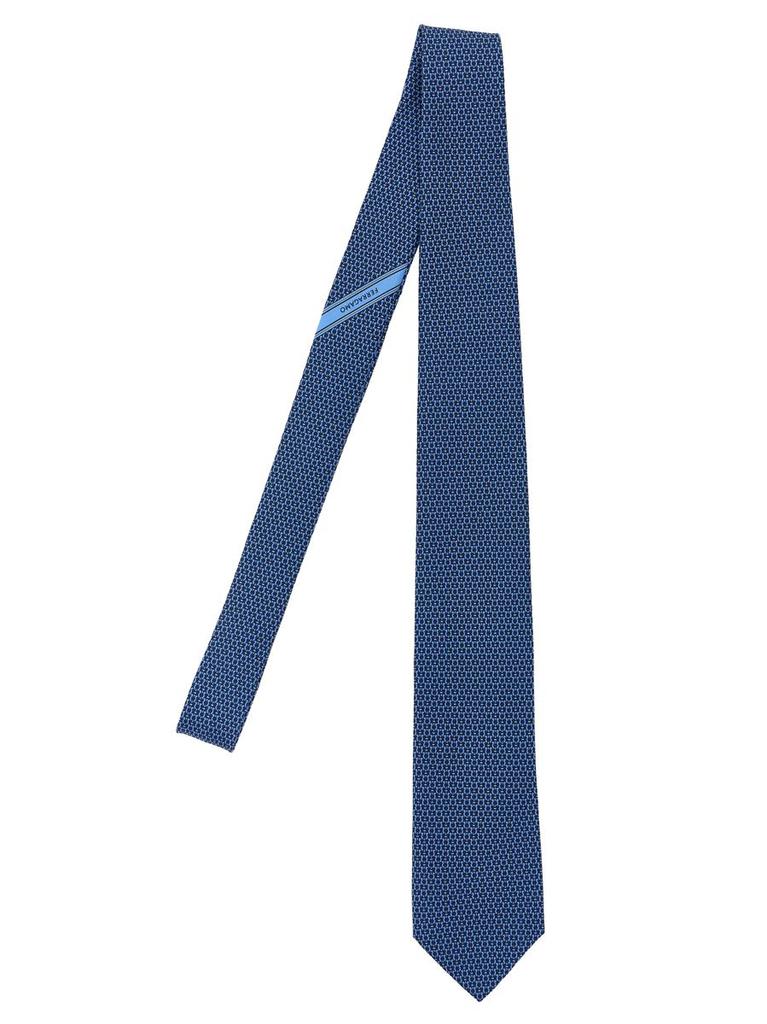 Salvatore Ferragamo Salvatore Ferragamo 'Gancini' Print Tie