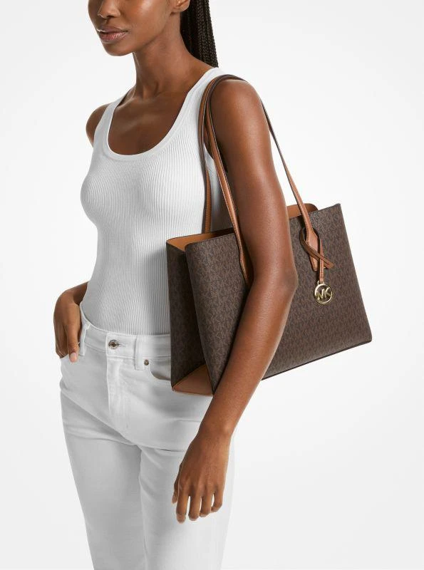 Michael Kors Ruthie Medium Signature Logo Tote Bag 3