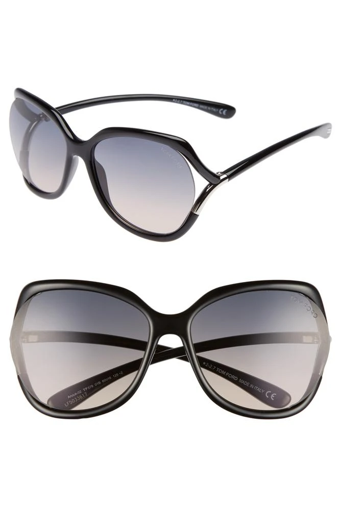 Tom Ford Anouk 60mm Geometric Sunglasses 1