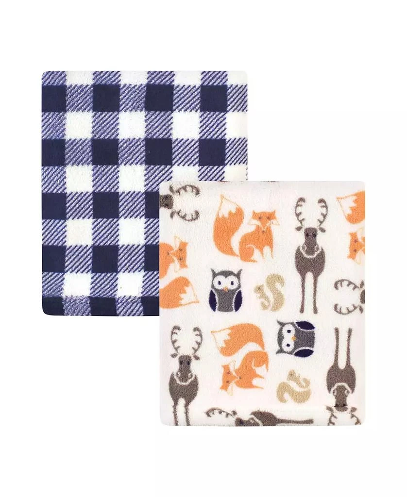 Hudson Twin Pack of Ultra-Soft Fleece Blankets
