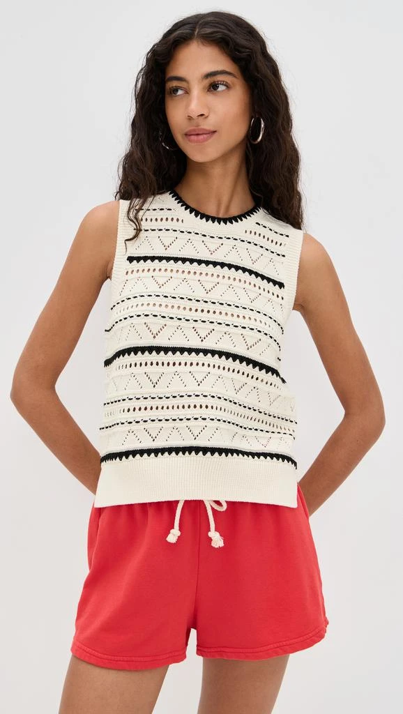 Varley Athena Pointelle Knit Vest 1
