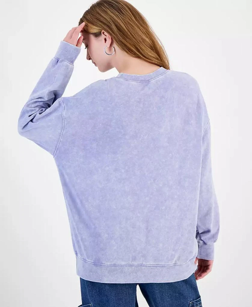 Rebellious One Juniors' Celestial Butterfly-Graphic Sweatshirt 2