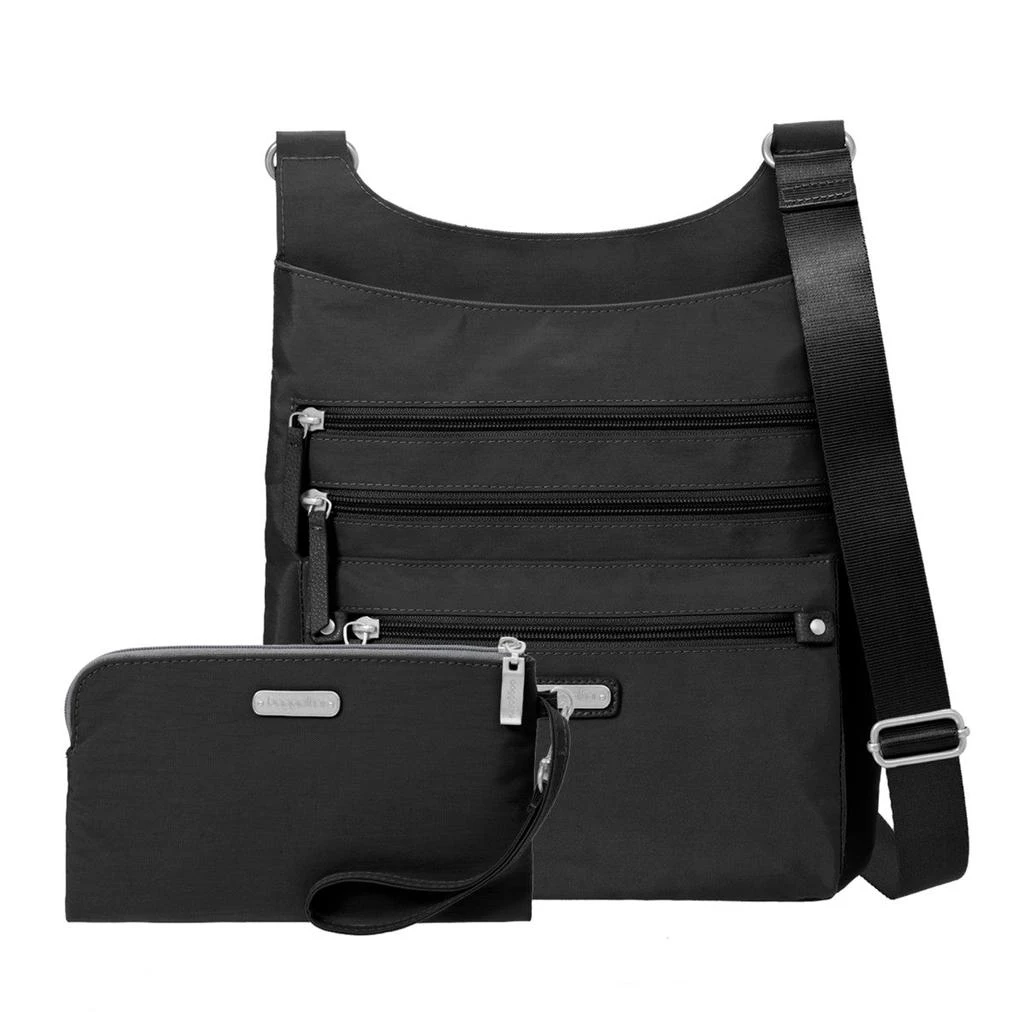 Baggallini Women's Around Town Bagg Crossbody Bag with RFID Phone Wristlet 1