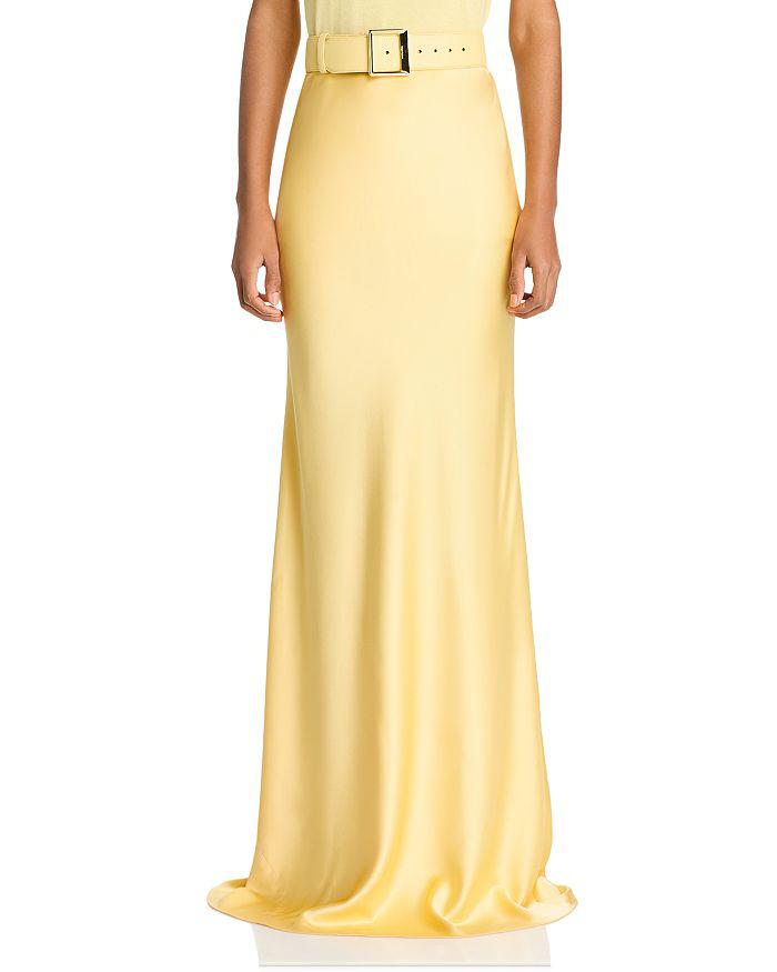 Sergio Hudson Silk Maxi Skirt