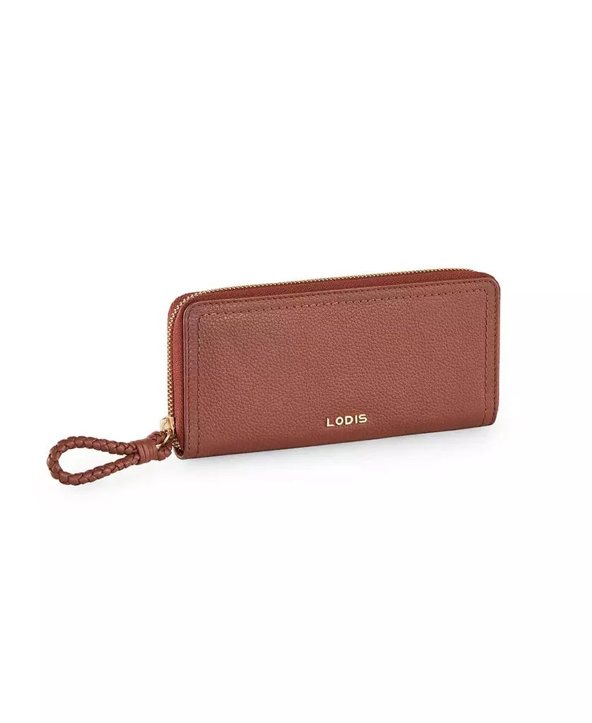 LODIS Women's Isabella Accordian Zip Around Wallet 4