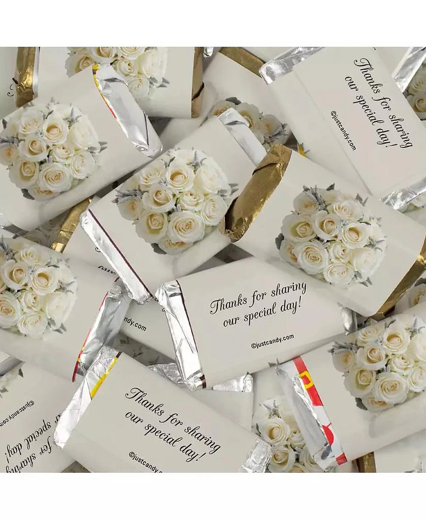 Just Candy Floral Wedding Candy Party Favors Hershey
s Miniatures Chocolate, 76 Pieces