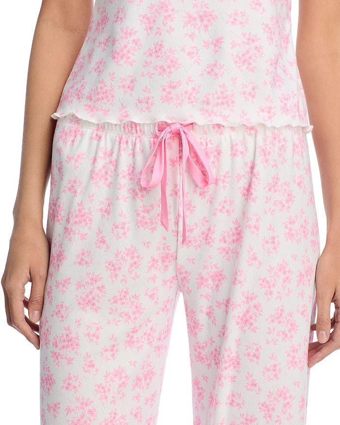 AQUA Pointelle Lounge Pajama Set - Exclusive 8