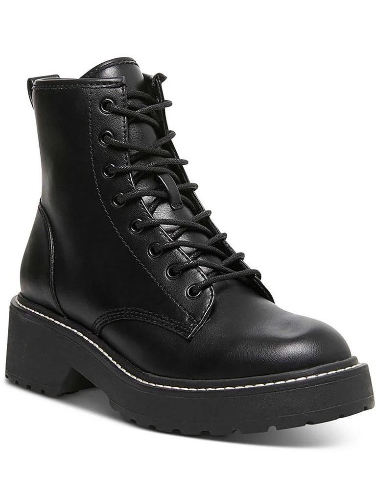 Madden Girl Carra Womens Rhinestone Lug Sole Ankle Boots 13