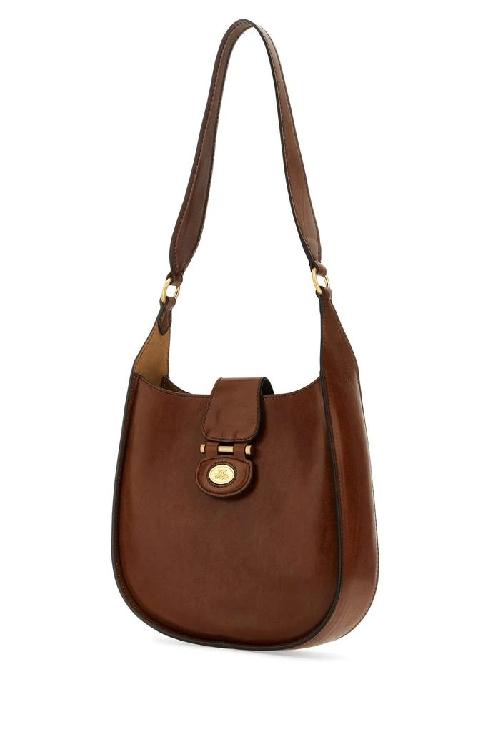 The Bridge Brown leather Dora shoulder bag 1