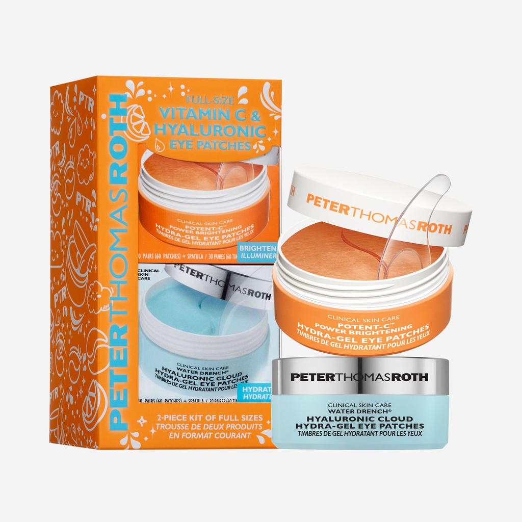 Peter Thomas Roth Full-Size Vitamin C & Hyaluronic Eye Patches 2-Piece Kit