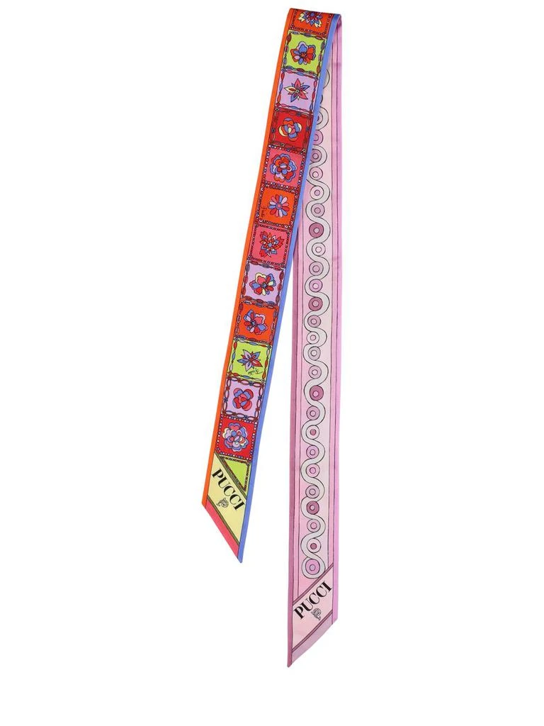 PUCCI Silk Twill Bandeau Scarf 1