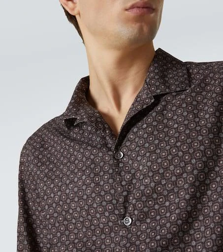 Brunello Cucinelli Printed cotton shirt 5