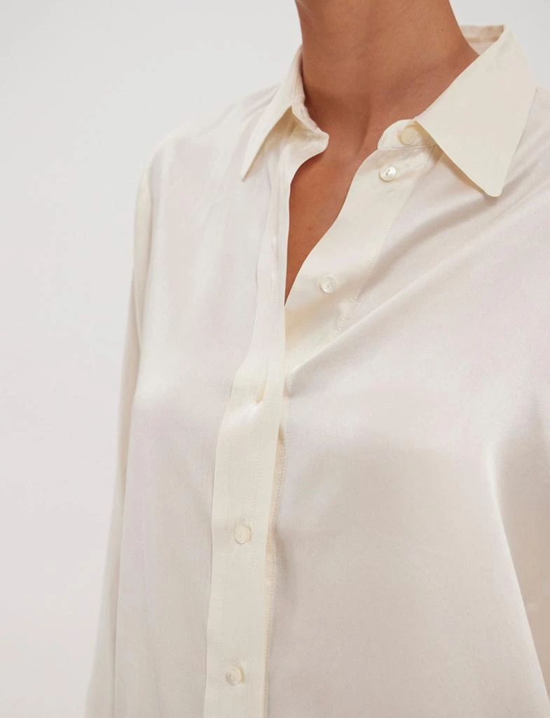 INES DE LA FRESSANGE Maureen ecrue silk shirt 5