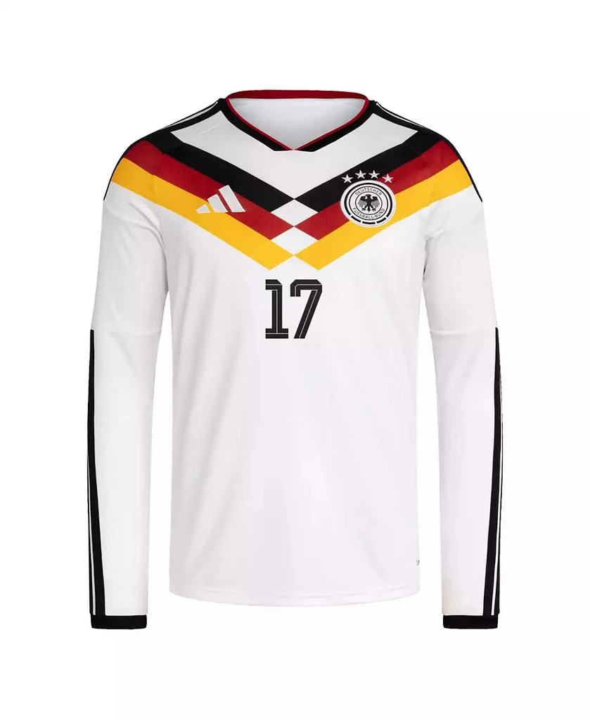 Adidas Men
s Florian Wirtz White Germany National Team 2026 Home Replica Long Sleeve Jersey 2