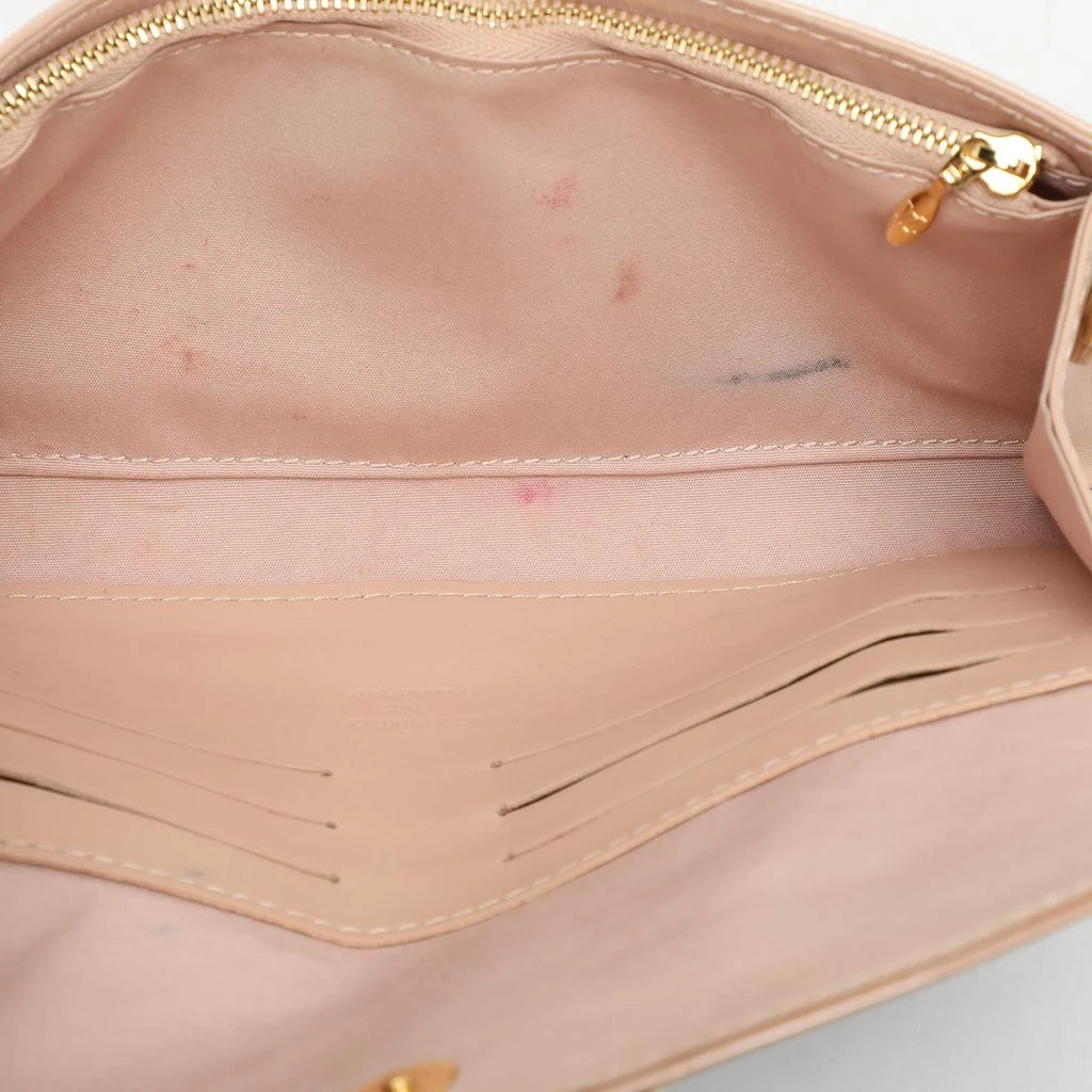 Louis Vuitton Louis Vuitton Beige Monogram Vernis Leather Sunset Boulevard Clutch 8