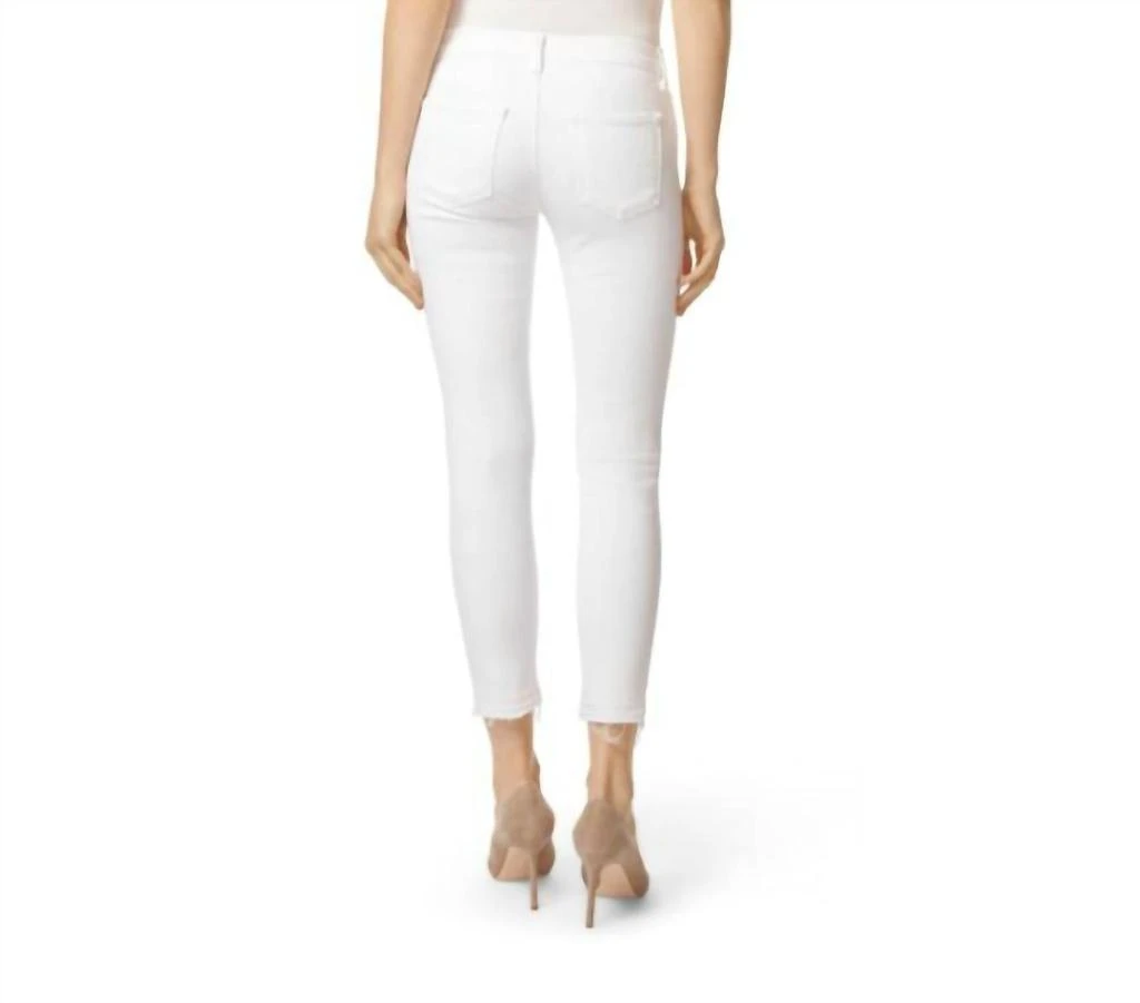 J Brand J Brand - Low Rise Crop Demented Skinny Distressed Jeans 3
