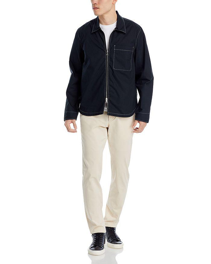 Officine Générale Zip Front Topstitched Jacket