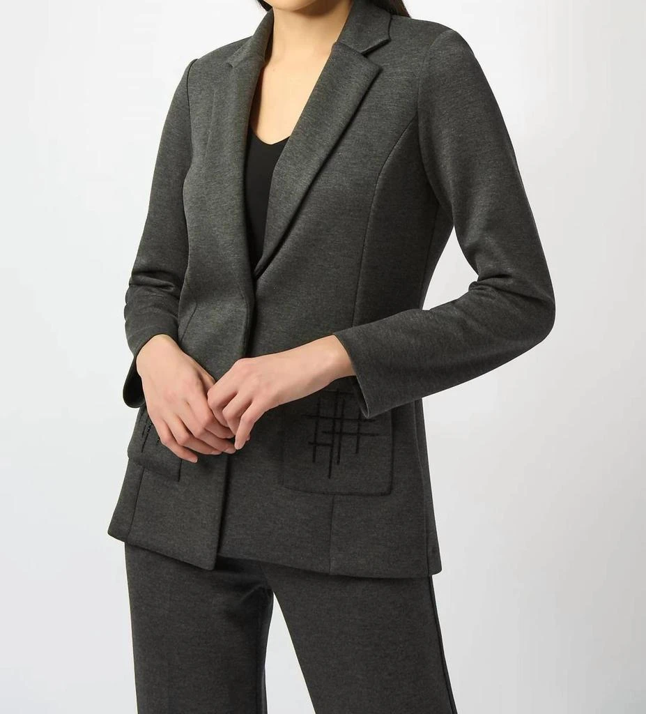 JOSEPH RIBKOFF Joseph Ribkoff - Fitted V-neck Blazer