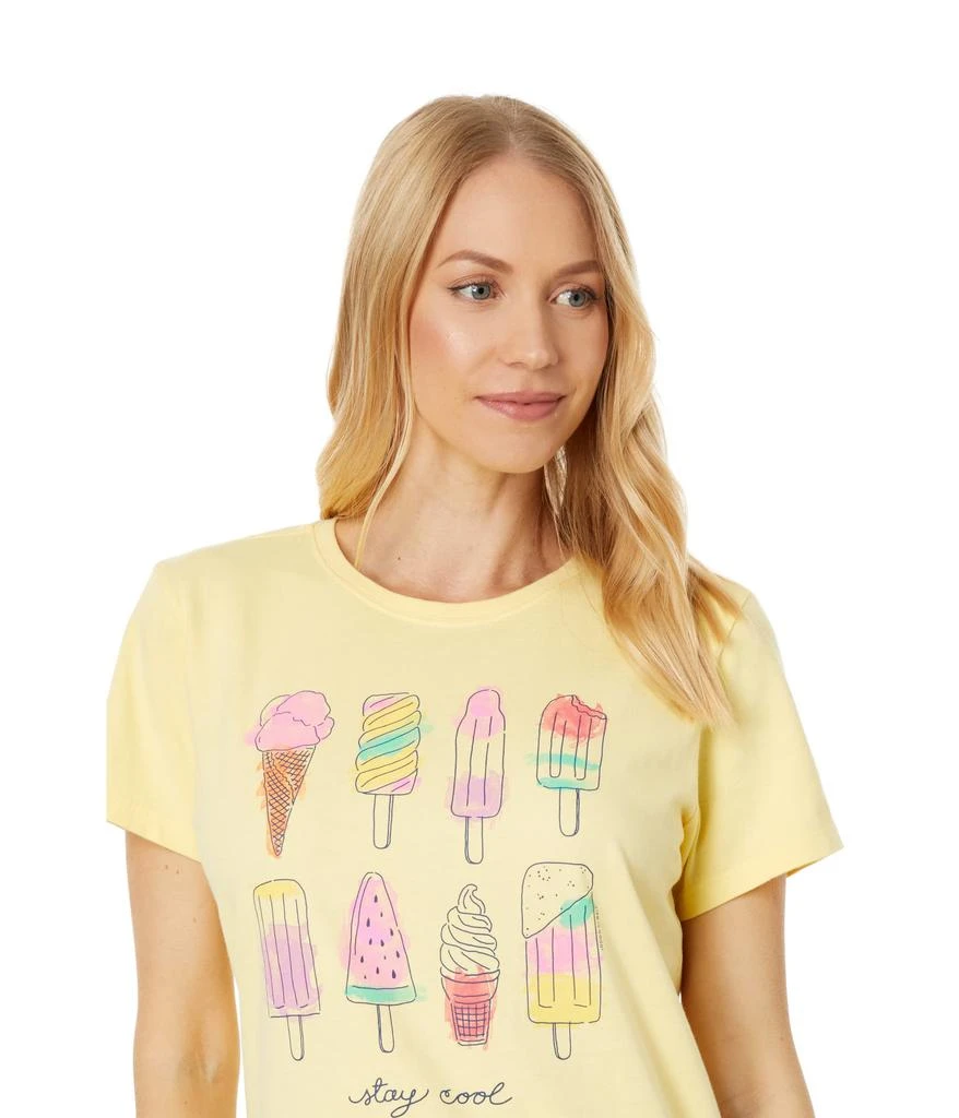 Life is Good Watercolor Ice Cream & Popsicles Short Sleeve Crusher™ Tee 3