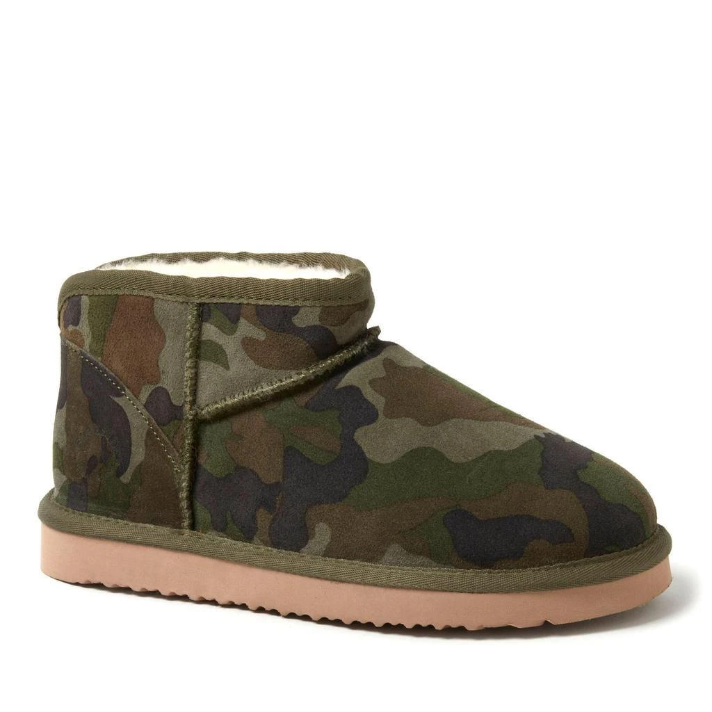 Dear Foams Fireside by  Women's Riverland Genuine Shearling Micro Bootie 1