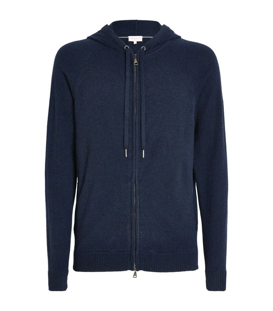 Derek Rose Cashmere Zip-Up Hoodie 1