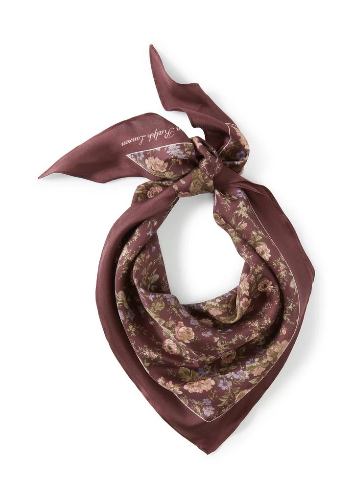 Ralph Lauren Floral Large Diamond Scarf