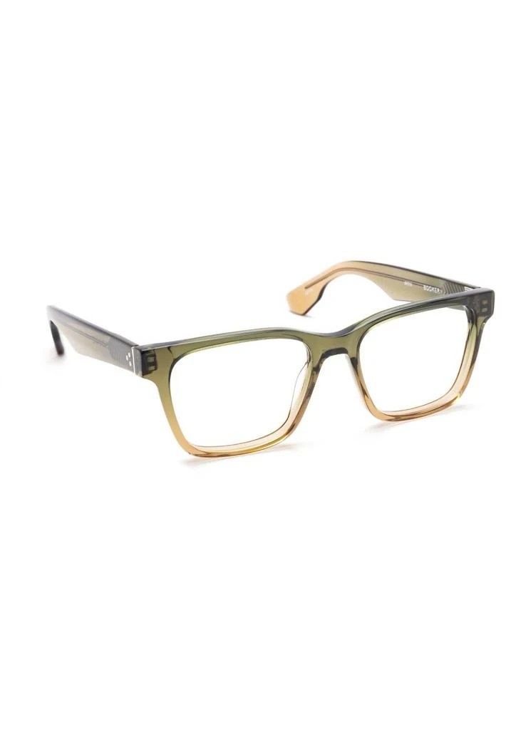Krewe Unisex Booker Square Eyeglasses In Verde