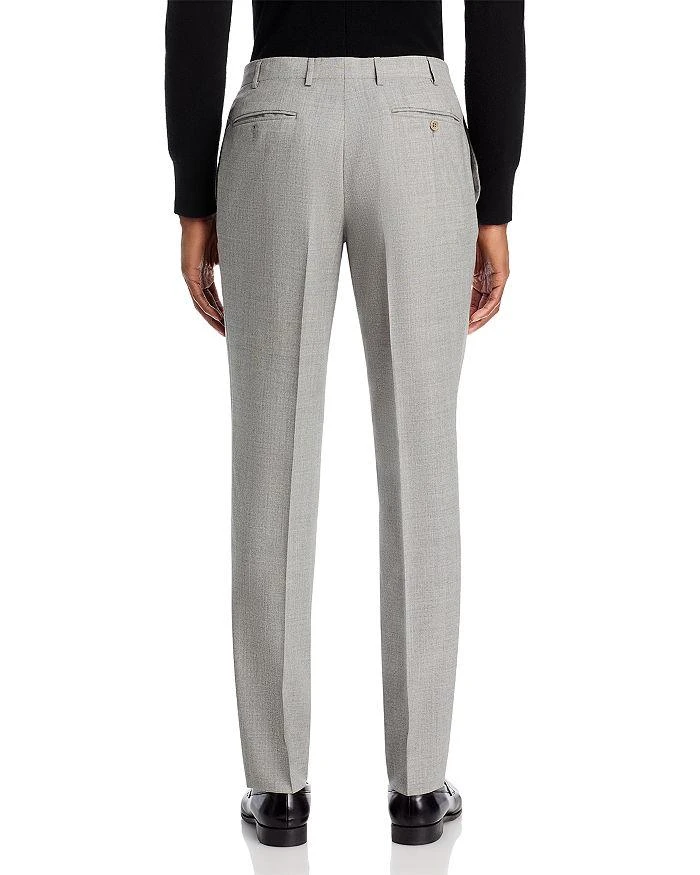 Canali Capri Mélange Solid Slim Fit Dress Pants 4