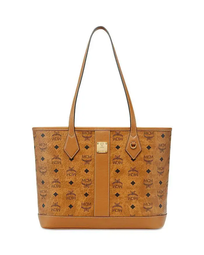 MCM Liz Small Visetos Shopper Tote
