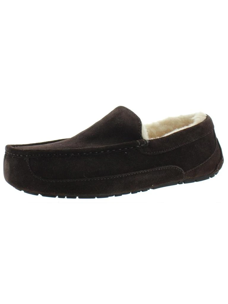 UGG Ascot Mens Suede Shearling Moccasin Slippers 4