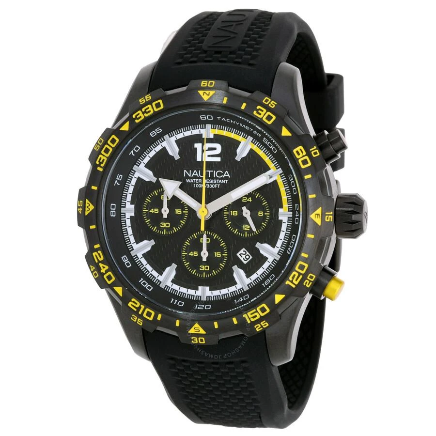 Nautica NST Chronograph Quartz Black Dial Men's Watch NAPNSS403 1