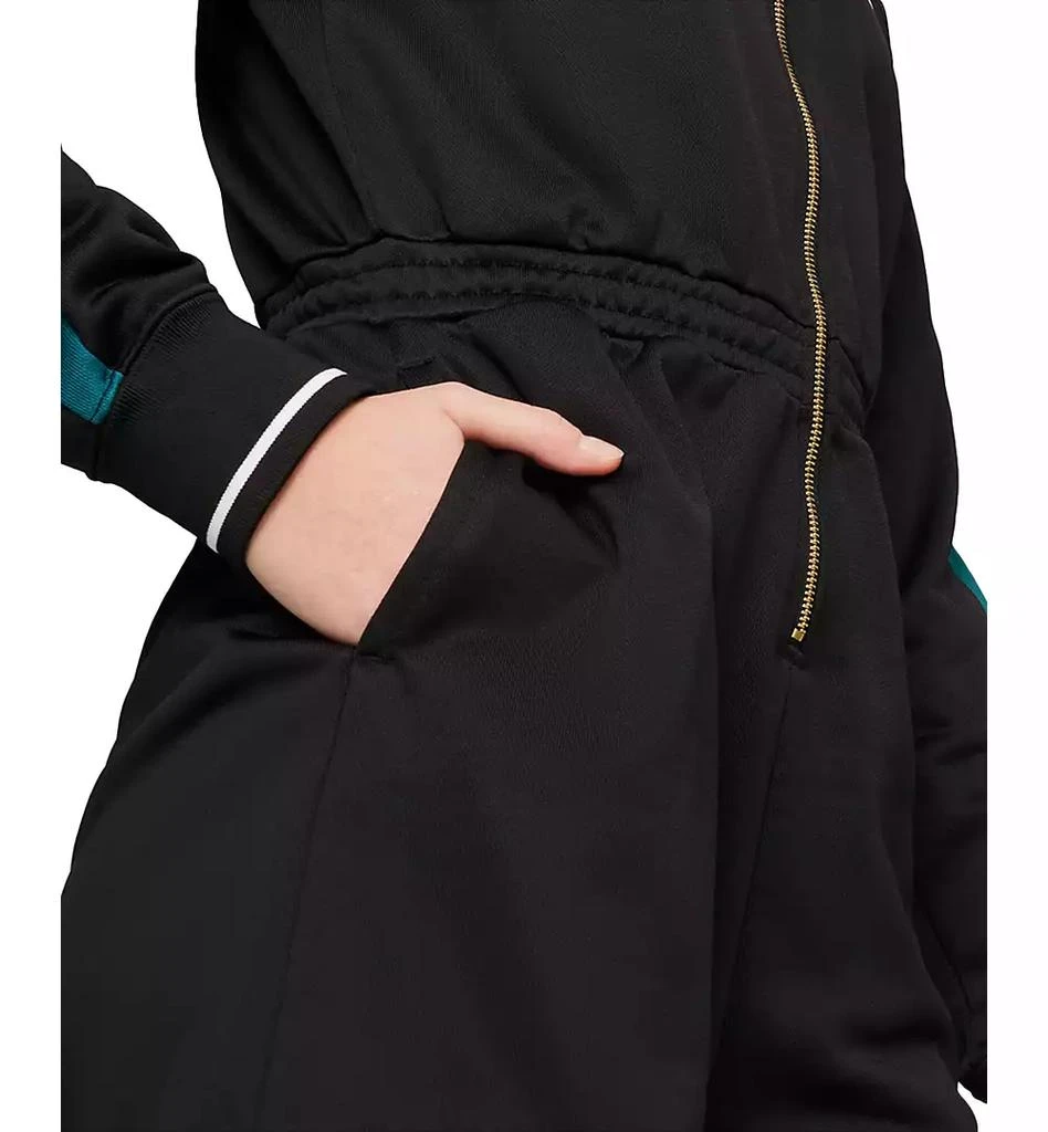 Puma Women's T7 Play Loud Zip Front Long Sleeve Romper 4