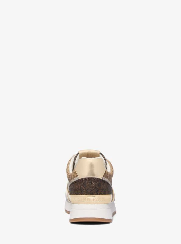 Michael Kors Andi Color-Block Signature Logo Trainer 3