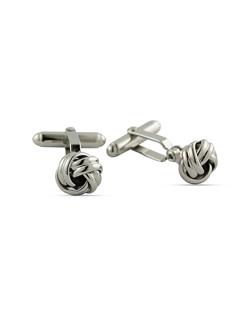 David Donahue Sterling Silver Knot Cufflinks 1