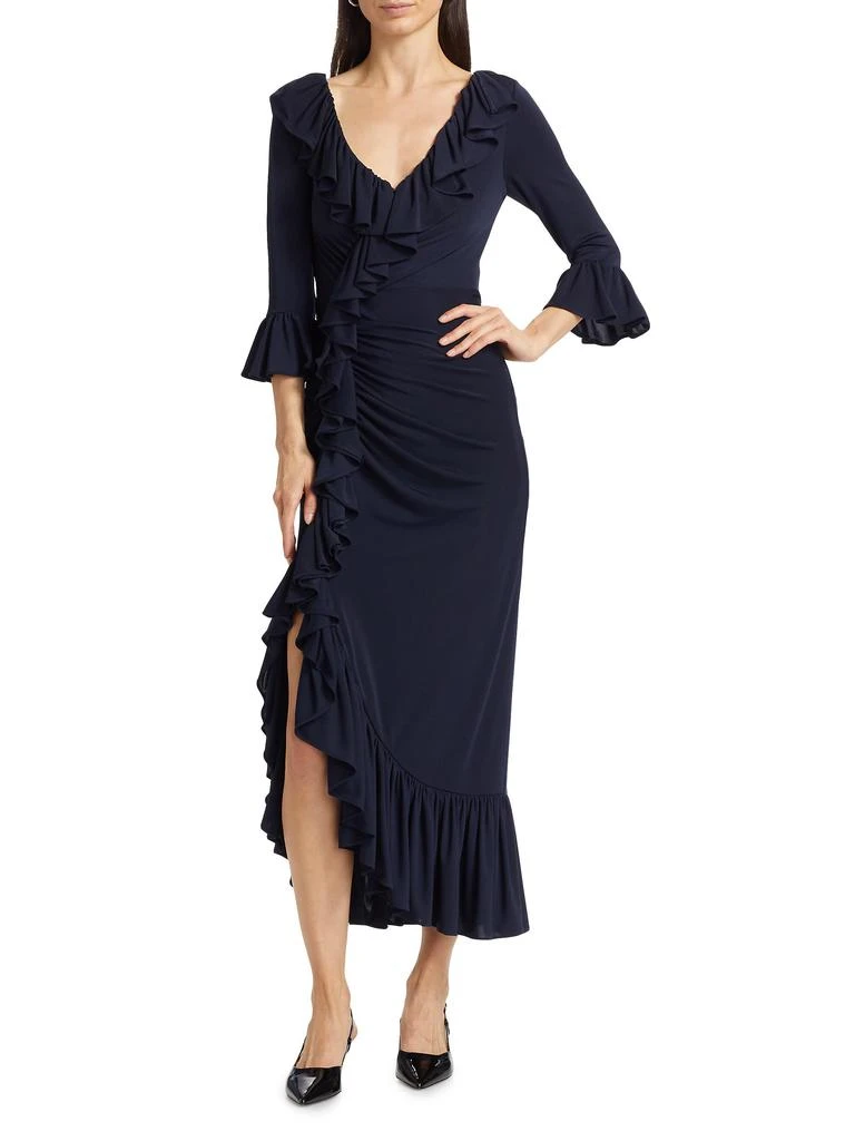 Shop Stacy Ruffled V-Neck Maxi Dress on Sale at BeyondStyle  Get 71% Off  Stacy Ruffled V-Neck Maxi Dress with Limited-Time Flash Deals, Exclusive  Discounts, and Special Offers. Enjoy Unbeatable Savings on