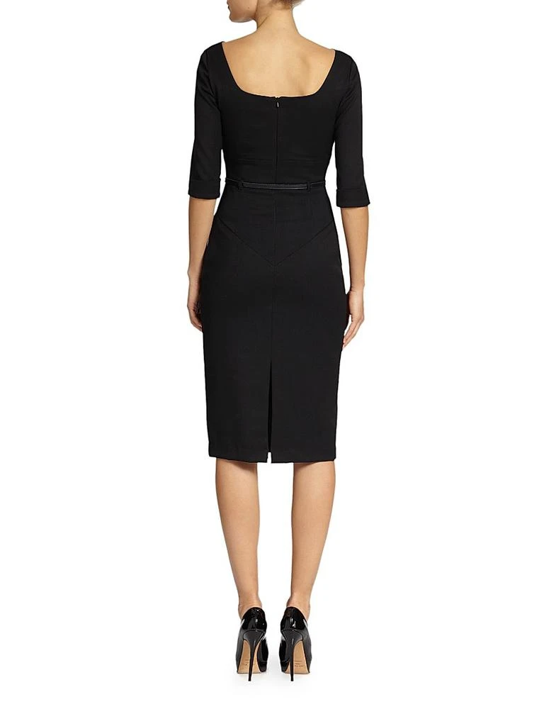Black Halo Jackie O Three-Quarter Sleeve Dress 4