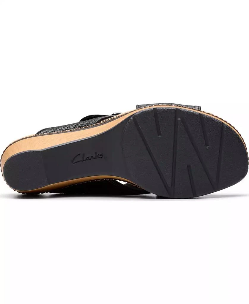 Clarks Seannah Nora Wedge Block Heel Sandals 5