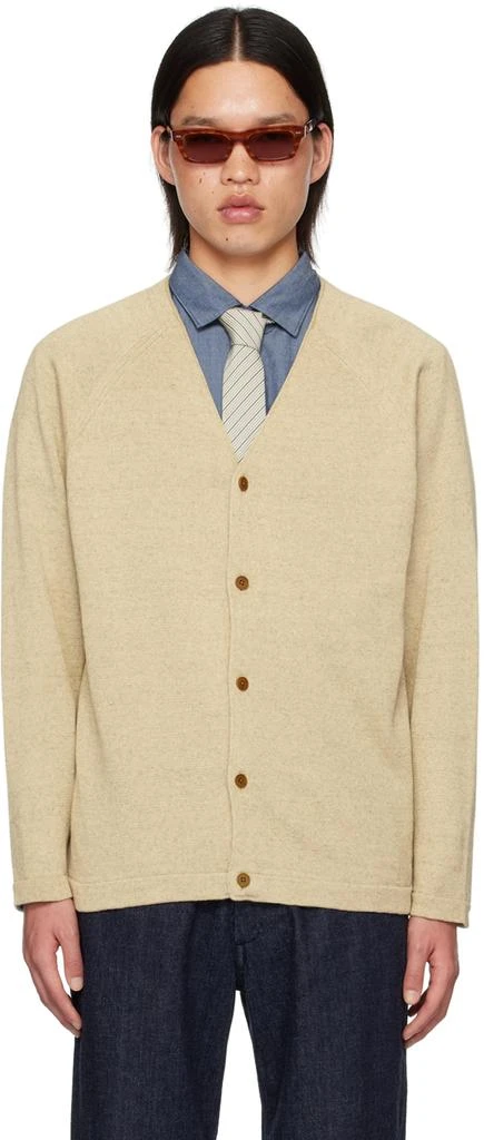 Nanamica Beige KODENSHI Cardigan 1