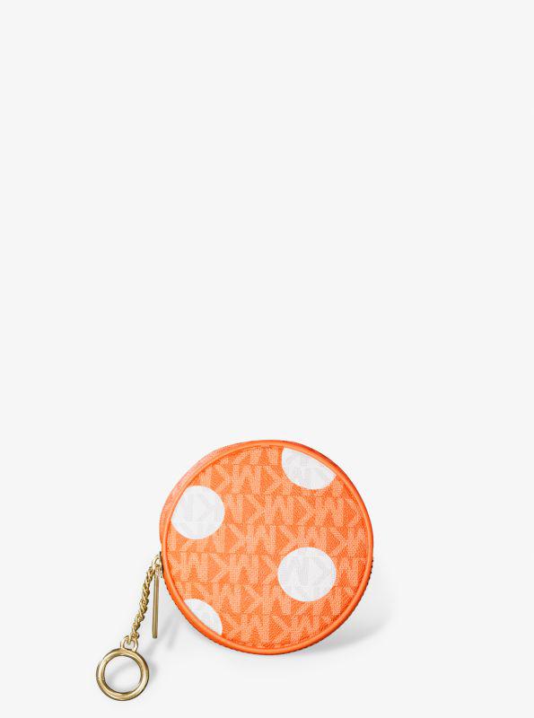 Michael Kors Jet Set Small Polka Dot Signature Logo Coin Pouch