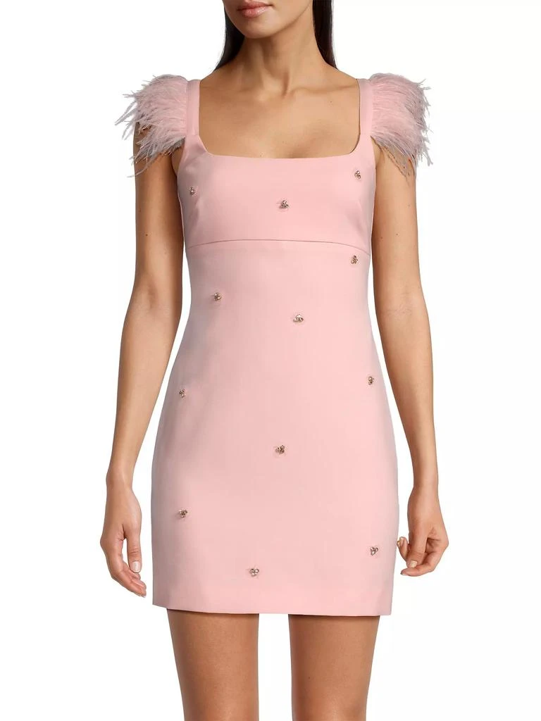 Likely Cameron Feather & Crystal Minidress 3